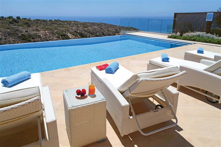 Swimming pool at Villa Poseidon, Aphrodite Hills