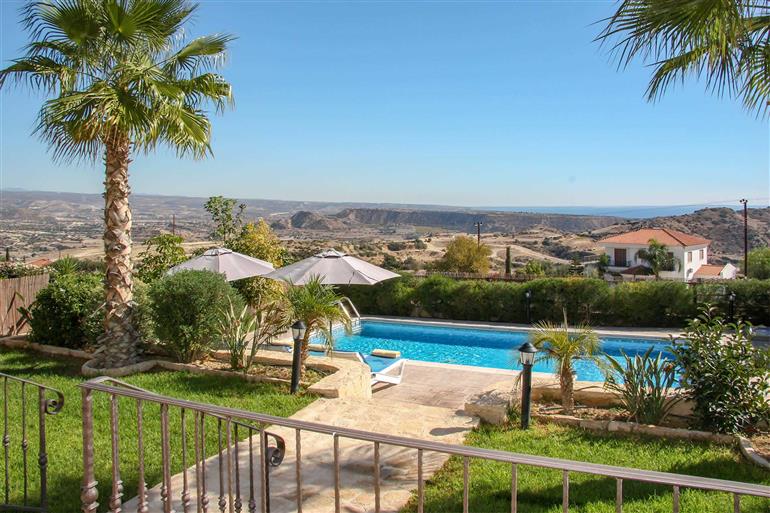 Swimming pool at Villa Saturn, Pissouri, Cyprus