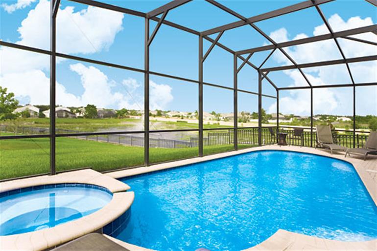Swimming pool at Villa Windsor Hills Executive Plus VI, Windsor Hills Resort Disney Area and Kissimmee