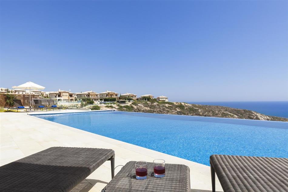 Enjoy the swimming pool at Villa Zinovia in Cyprus