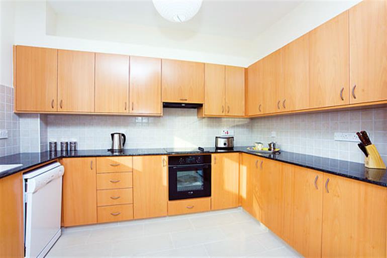The kitchen in Coralia Dream 13, Coral Bay